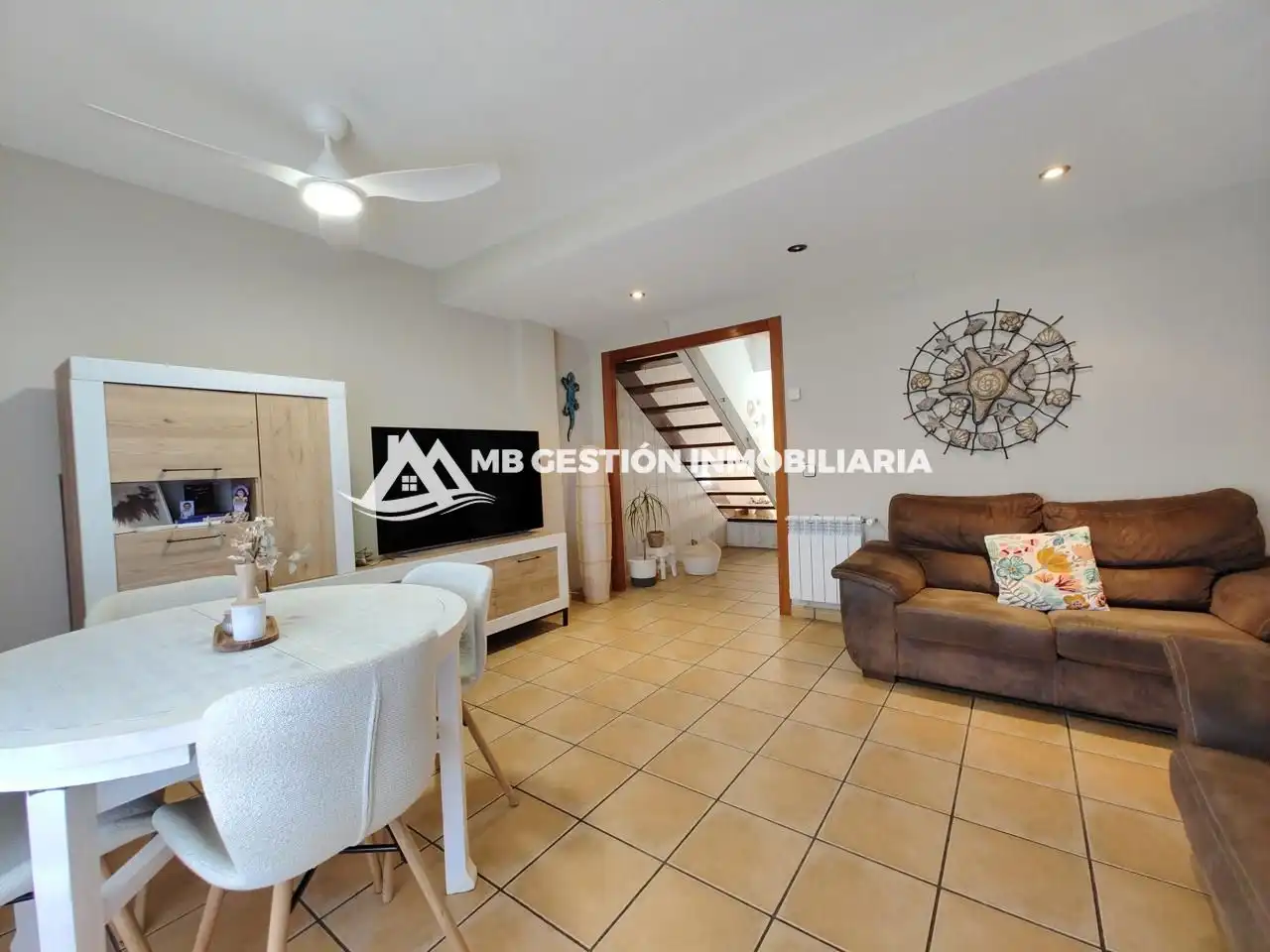 Wohnzimmer von Maisonette zum Verkauf in Fuenlabrada mit Klimaanlage, Heizung und Terrasse