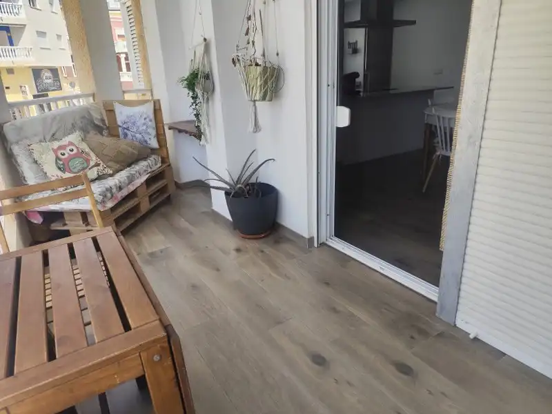 Terraza de Apartamento en venta en Cullera con Aire acondicionado, Calefacción y Parquet
