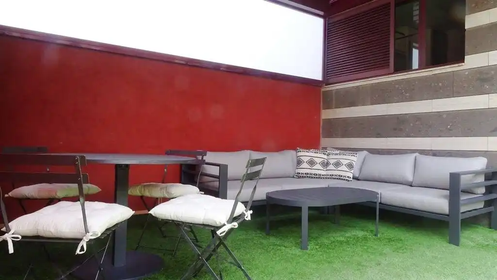 Terraza de Piso de alquiler en Las Palmas de Gran Canaria con Jardín privado, Terraza y Amueblado