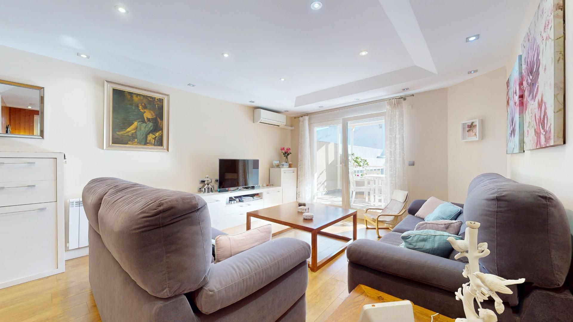 Sala de estar de Dúplex en venta en San Javier con Jardín privado, Terraza y Balcón