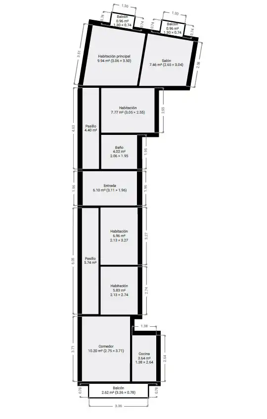 Piso con terraza en venta en ROCAFORT, imagen 17