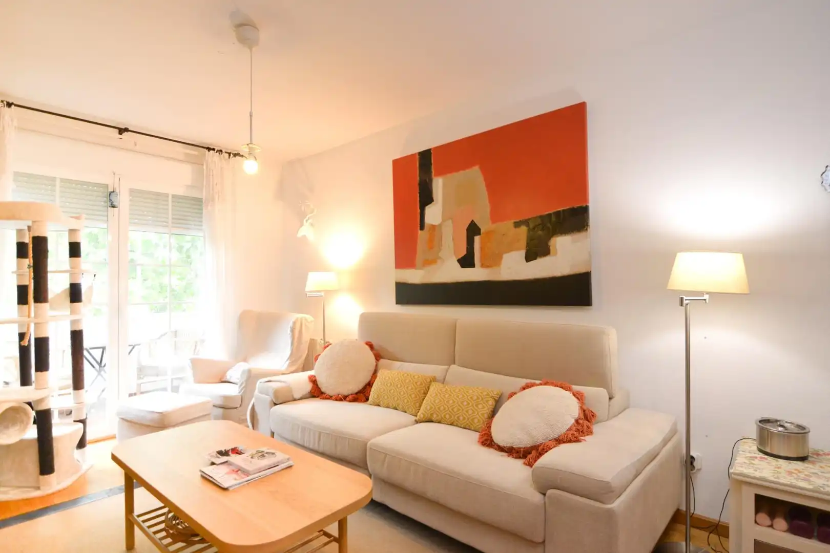 Living room of Flat for rent in Villanueva de la Cañada  with Heating and Furnished