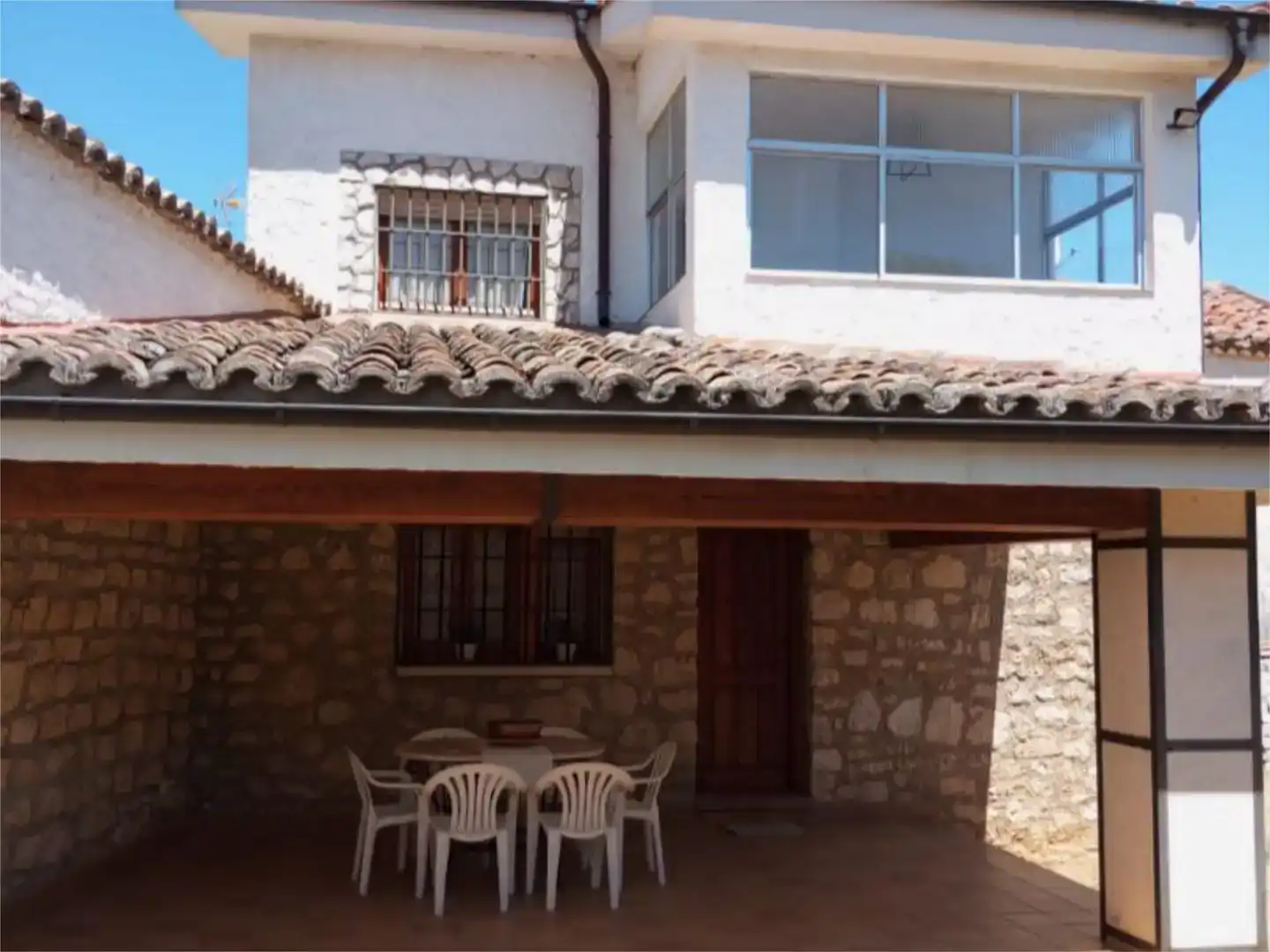 Jardí de Casa adosada en venda en Cubillas de Santa Marta amb Jardí privat, Traster i Moblat