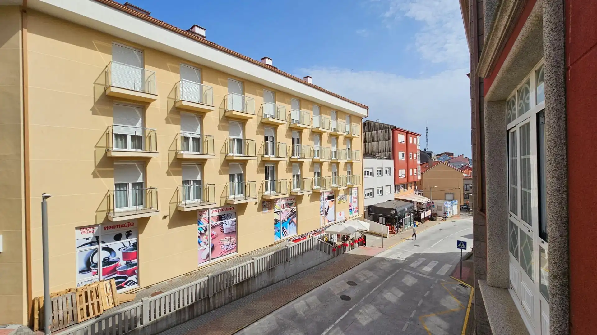 Exterior view of Flat for sale in Fisterra  with Heating, Storage room and Balcony