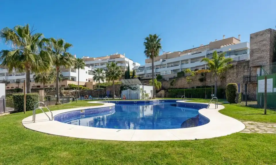 Jardí de Apartament de lloguer en La Alcaidesa amb Aire condicionat, Calefacció i Jardí privat