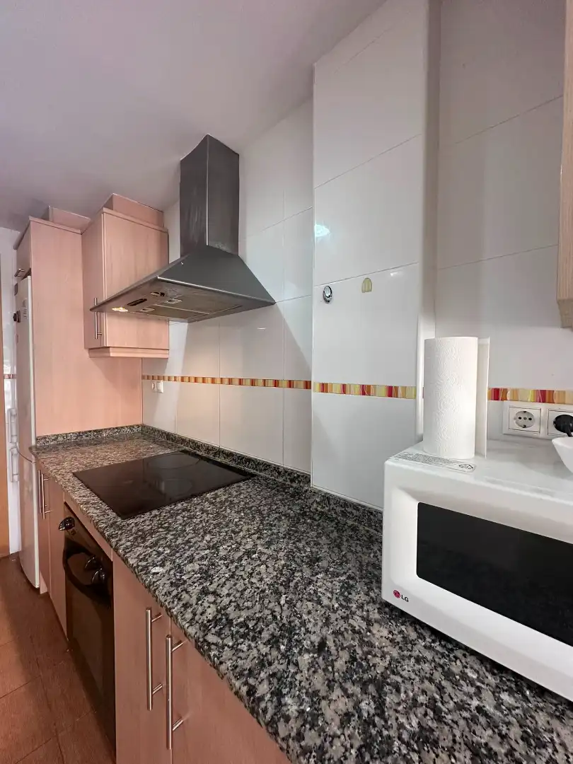 Kitchen of Flat for rent in Vila-real  with Air Conditioner, Heating and Furnished