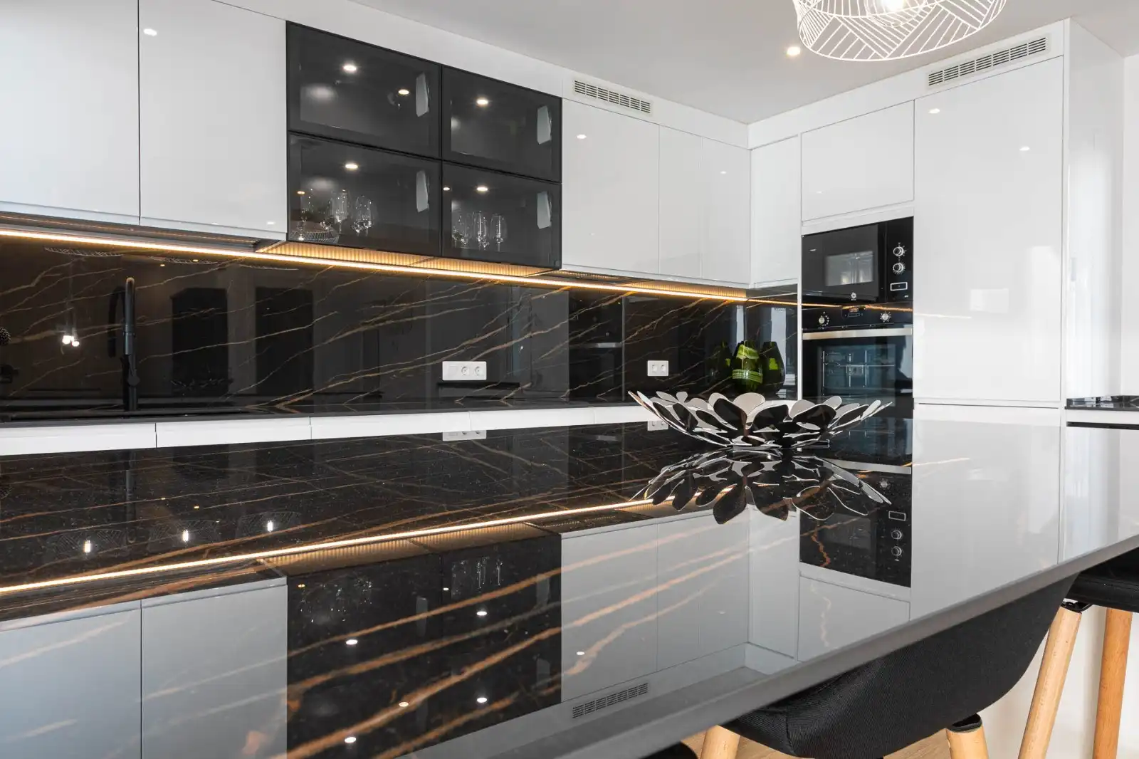 Cuina de Apartament de lloguer en Nueva Andalucía