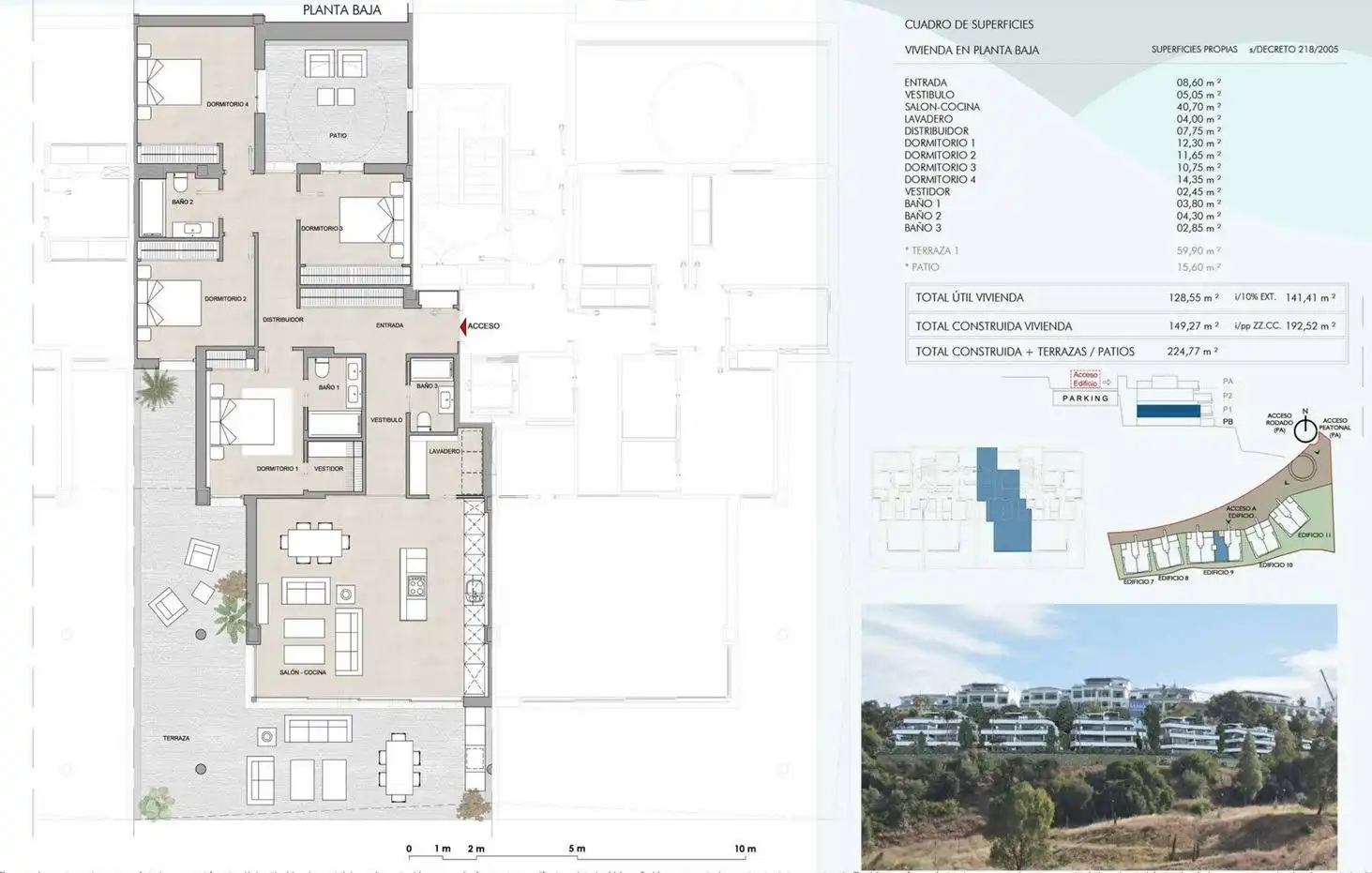Planta baja en venta en Estepona con Aire acondicionado, Calefacción y Jardín privado