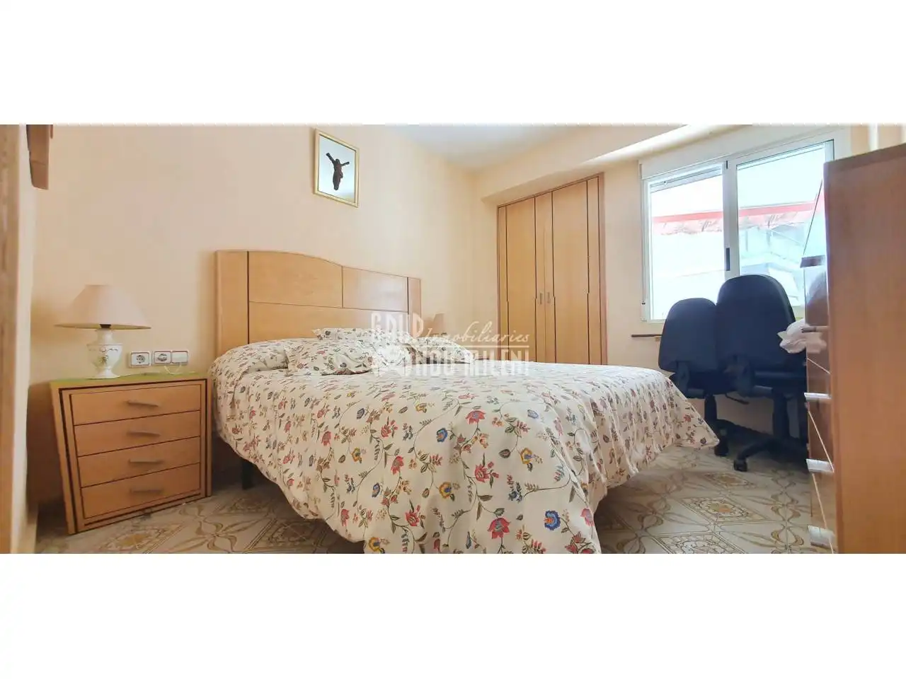 Bedroom of Apartments for rent in Valencia  with Air Conditioner, Heating and Terrace