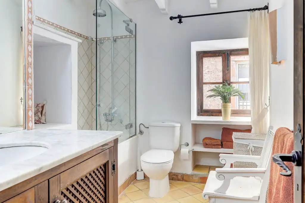 Baño de Casa adosada en venta en Pollença con Terraza