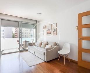 Living room of Flat to rent in  Barcelona Capital  with Furnished and Balcony