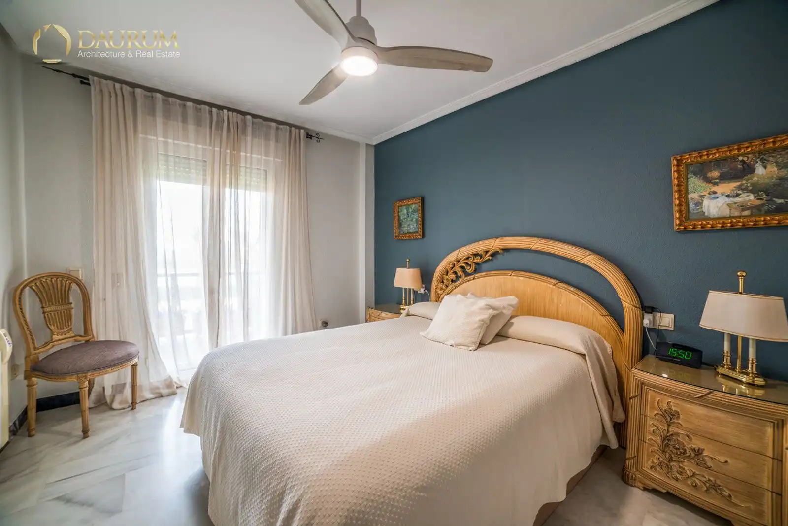 Schlafzimmer von Maisonette zum Verkauf in San Juan de Aznalfarache mit Klimaanlage, Heizung und Terrasse