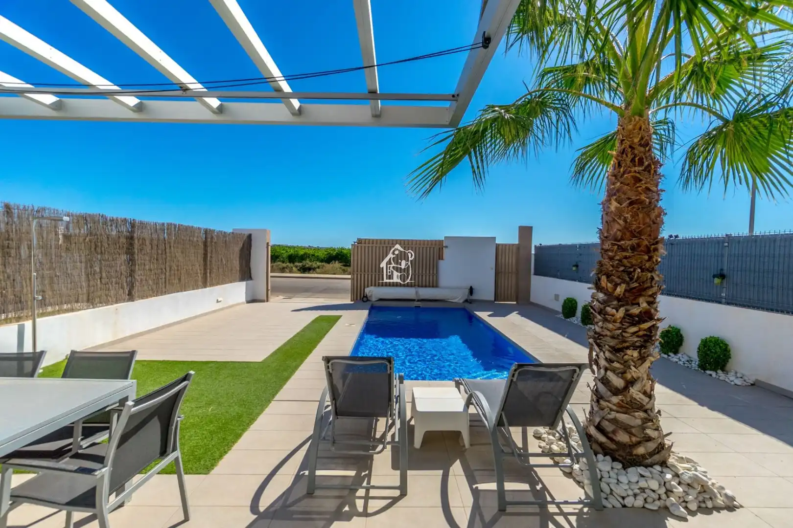 Terraza de Casa o chalet de alquiler en Guardamar del Segura con Aire acondicionado, Jardín privado y Terraza
