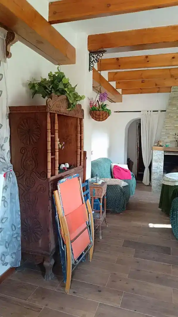 Sala d'estar de Pis en venda en Gilet amb Jardí privat, Traster i Moblat