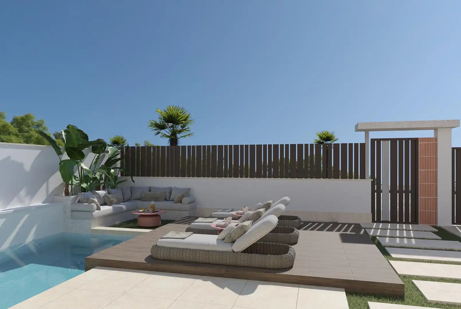 Terrace of Houses for sale in Torre-Pacheco  with Air Conditioner, Private garden and Terrace