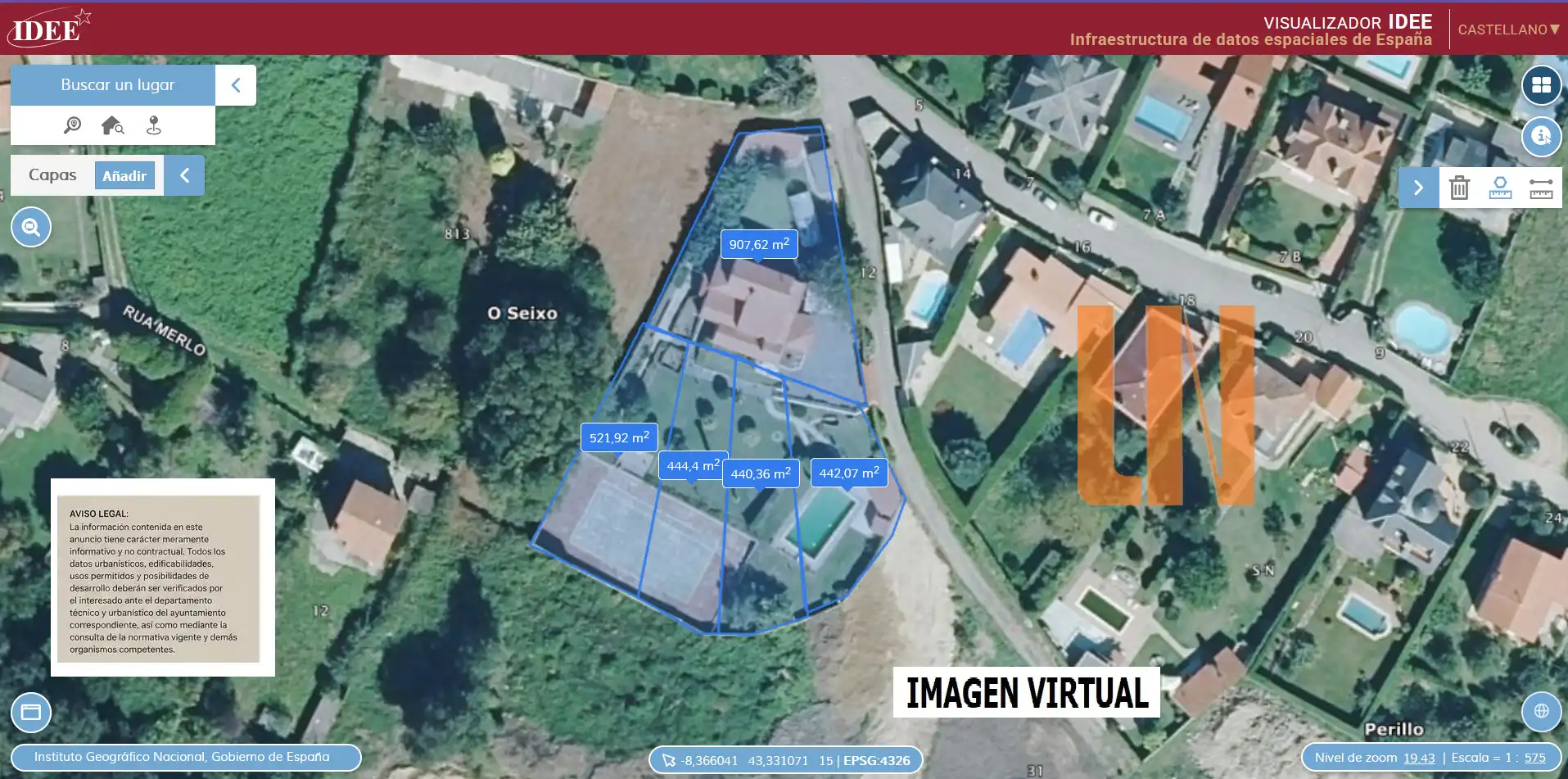 Residencial en venta en Oleiros