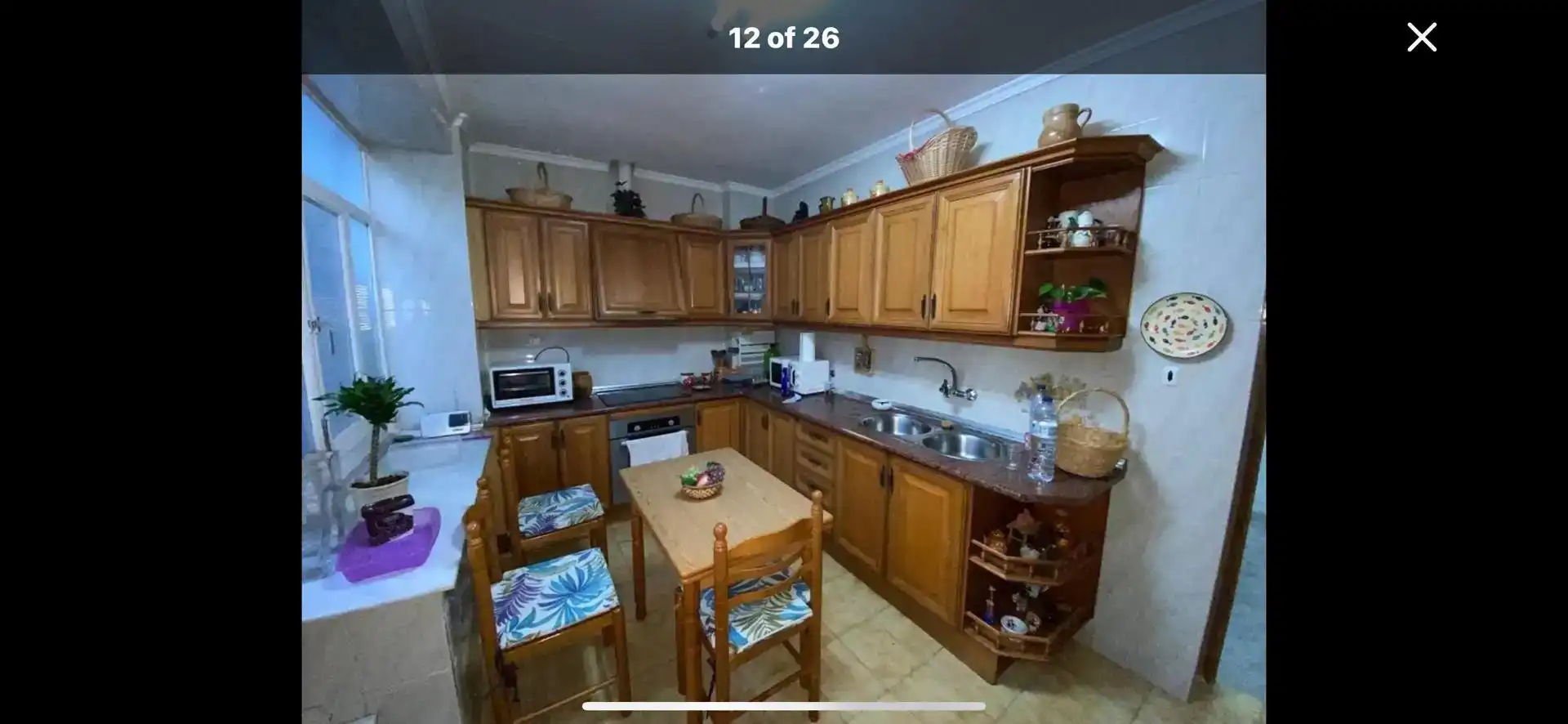 Cuina de Casa adosada en venda en Huécija amb Jardí privat, Traster i Moblat