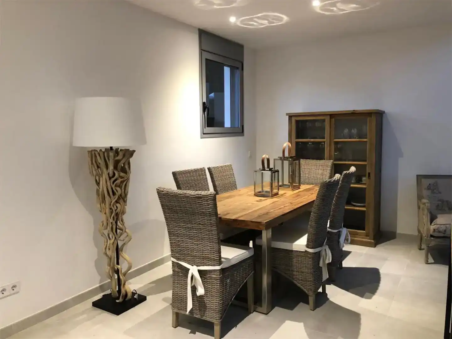 Comedor de Casa o chalet de alquiler en Es Mercadal con Aire acondicionado, Jardín privado y Piscina