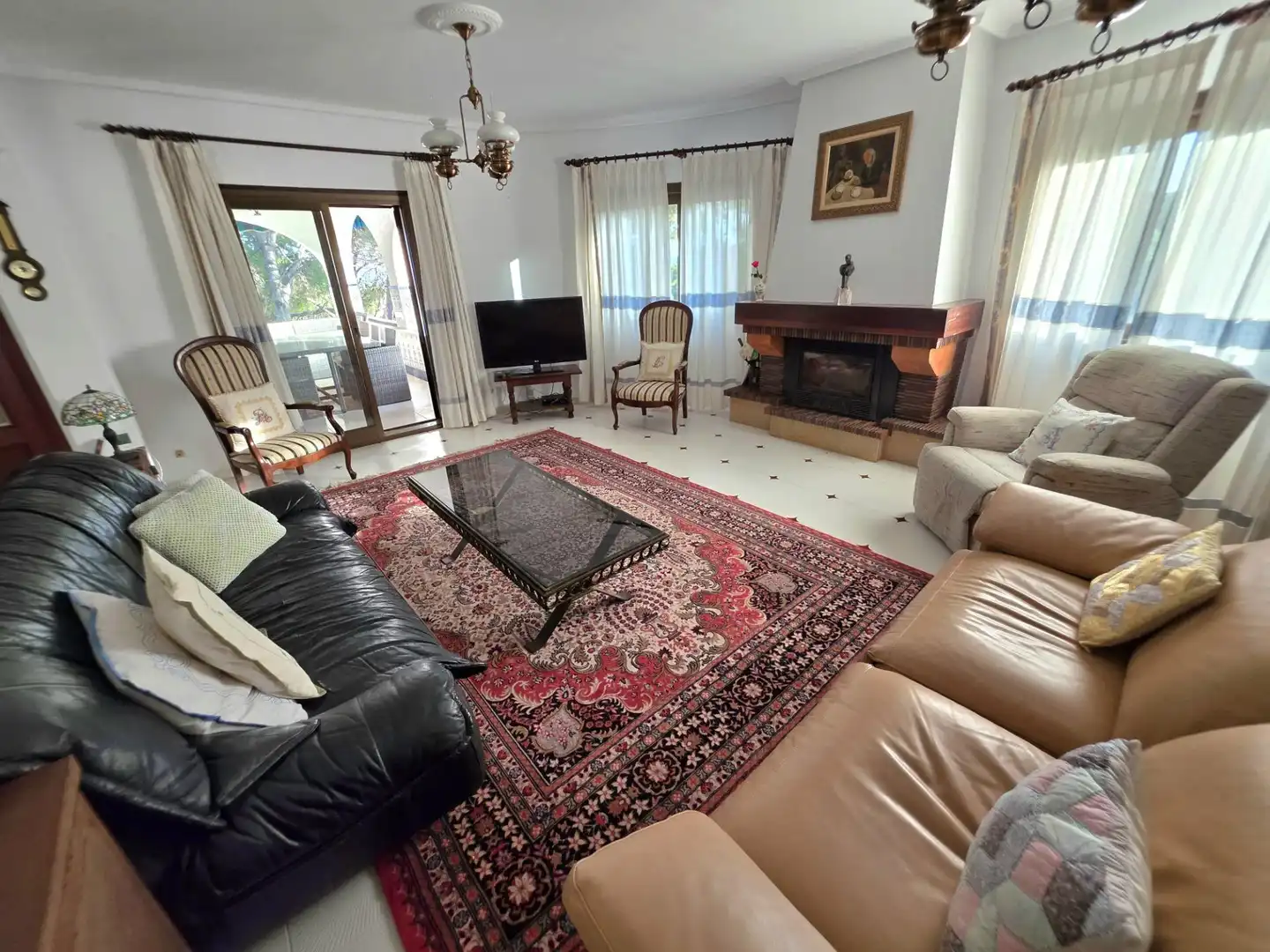 Living room of Houses for sale in Benicasim / Benicàssim  with Heating, Private garden and Terrace