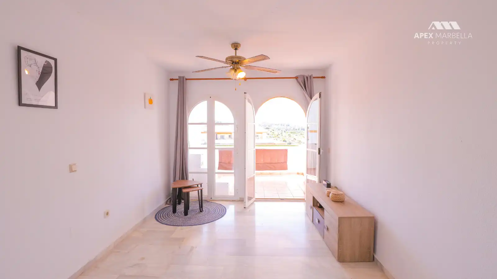 Wohnzimmer von Wohnungen zum Verkauf in Mijas mit Terrasse, Abstellraum und Gemeinschaftspool