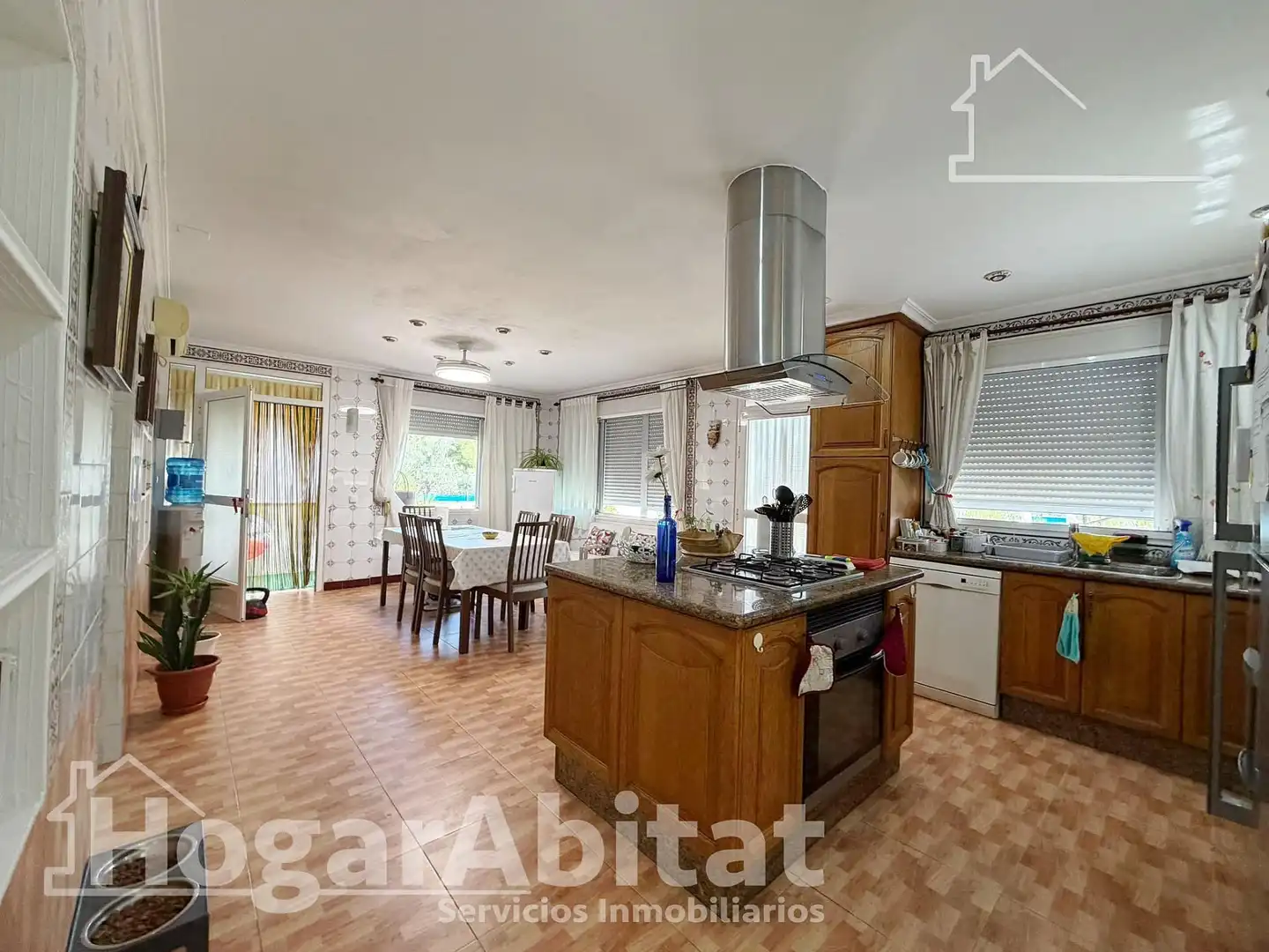 Cocina de Casa o chalet en venta en Vilamarxant con Aire acondicionado, Jardín privado y Terraza