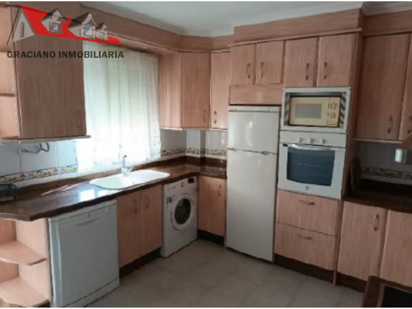 Cocina de Piso de alquiler en Albacete con Calefacción, Terraza y Amueblado