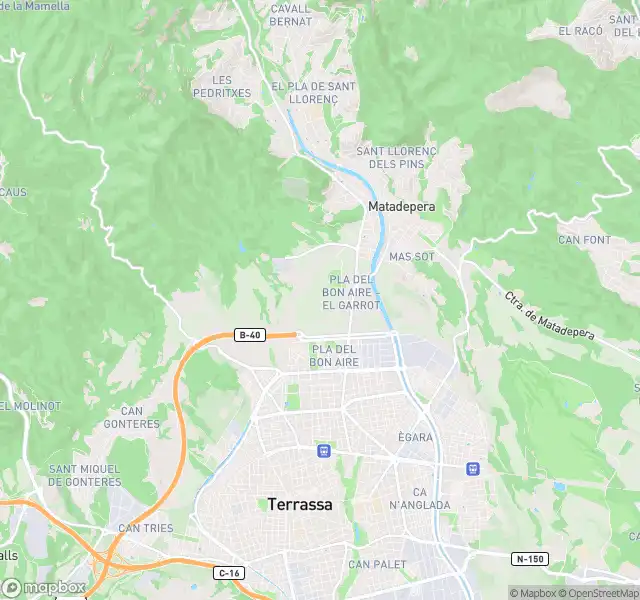 Vista exterior de Pis en venda en Terrassa