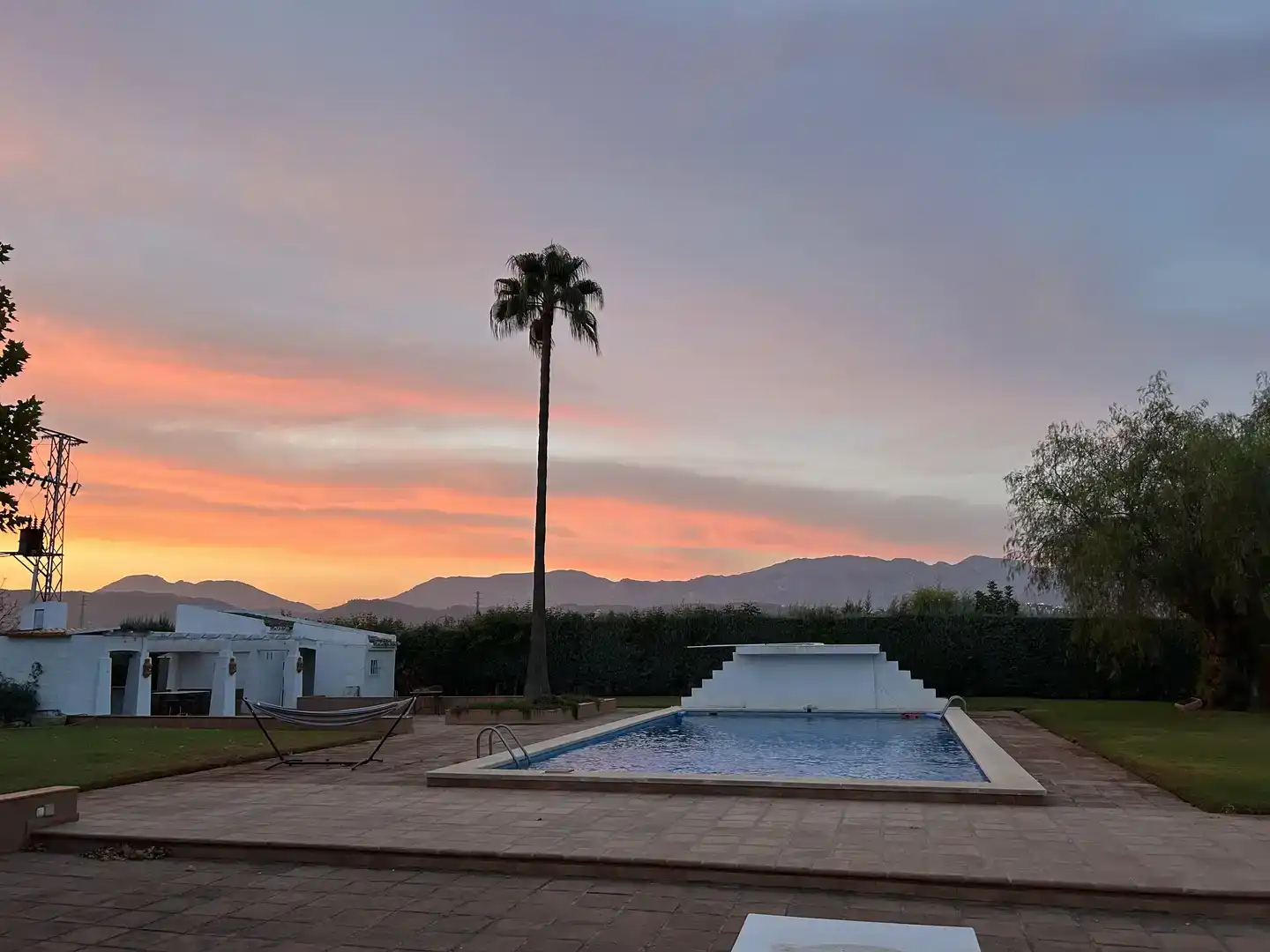 Piscina de Finca rústica de lloguer en Zona de la Vega