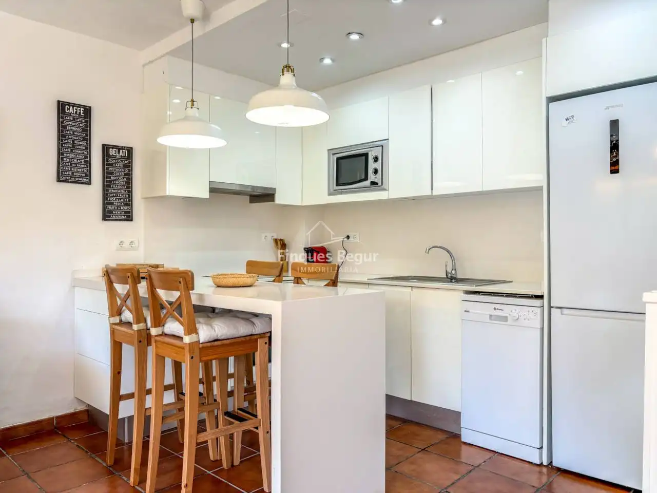 Kitchen of Apartments for sale in Begur  with Terrace, Furnished and Balcony