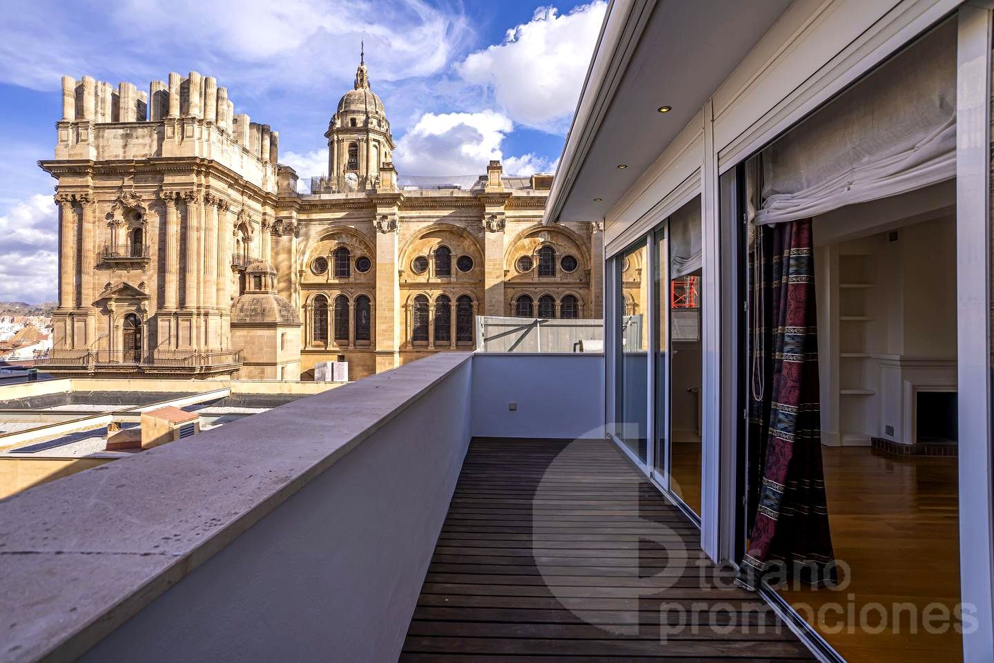 Terrace of Attic to rent in Málaga Capital  with Air Conditioner, Heating and Parquet flooring