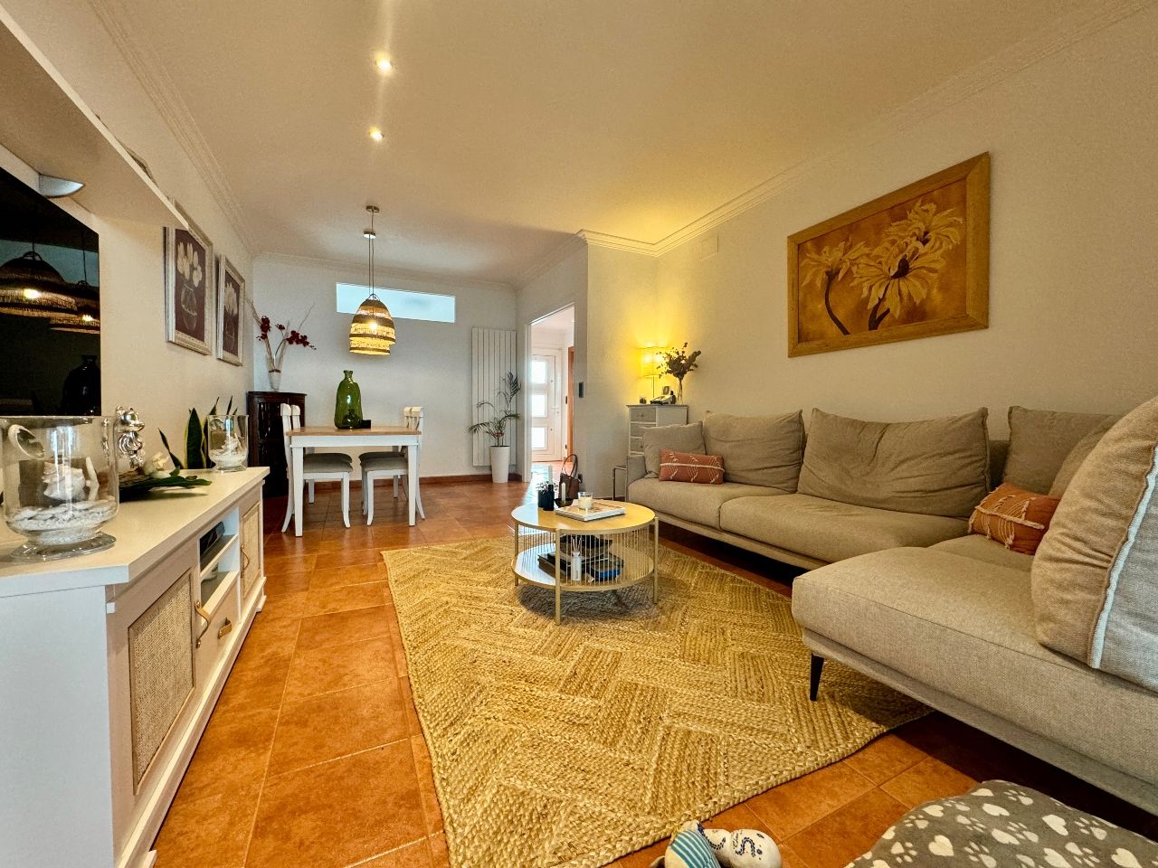 Sala d'estar de Casa adosada en venda en Palafrugell amb Aire condicionat, Calefacció i Terrassa