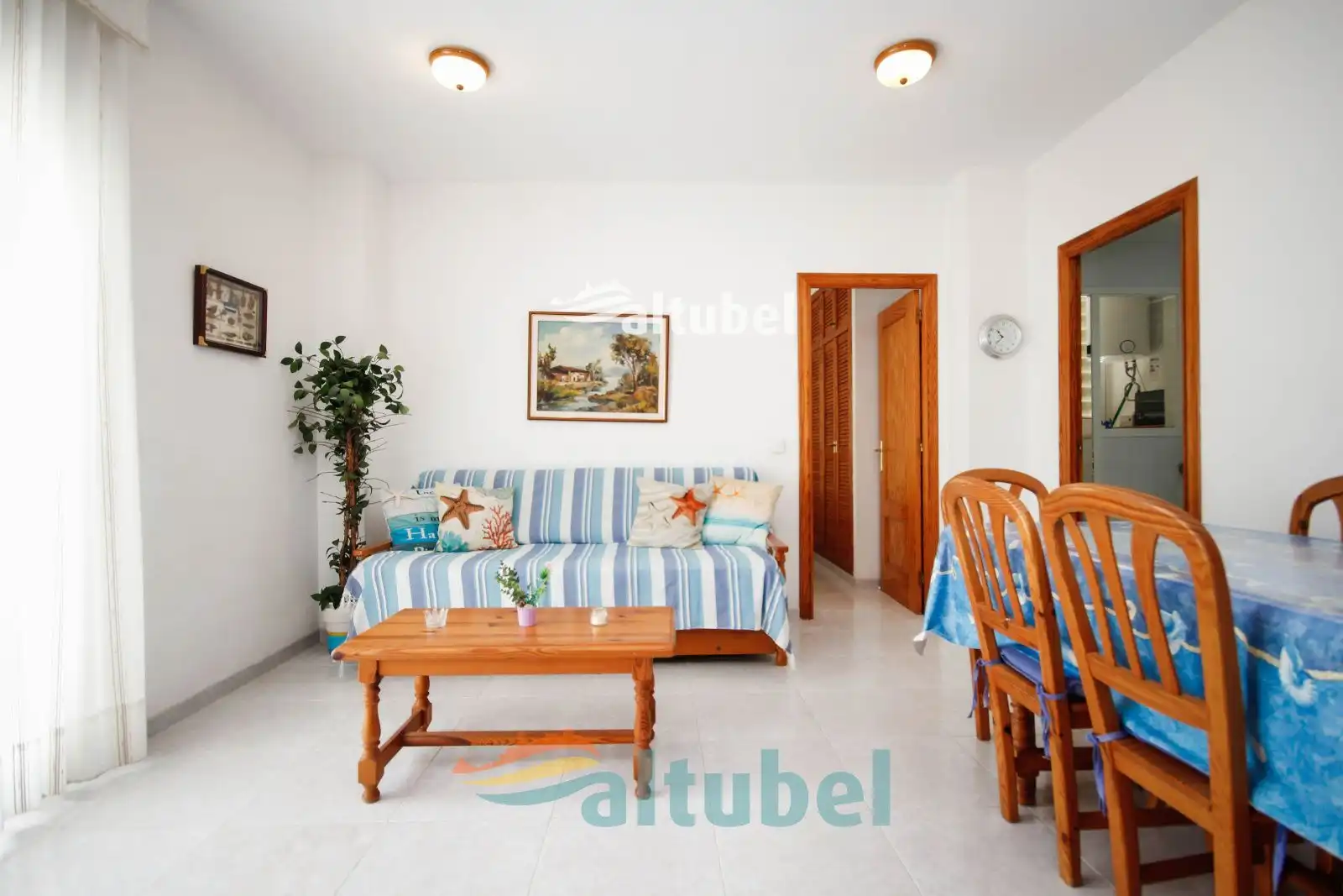 Wohnzimmer von Wohnungen zum Verkauf in Peñíscola / Peníscola mit Terrasse, Schwimmbad und Gemeinschaftspool