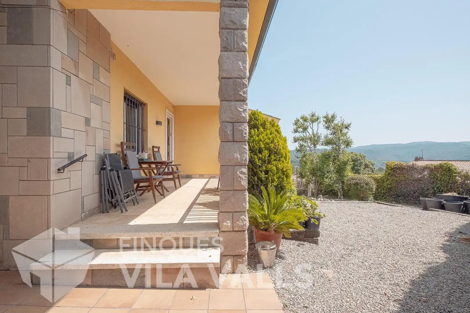 Terrassa de Casa o xalet en venda en Sant Quirze Safaja amb Aire condicionat
