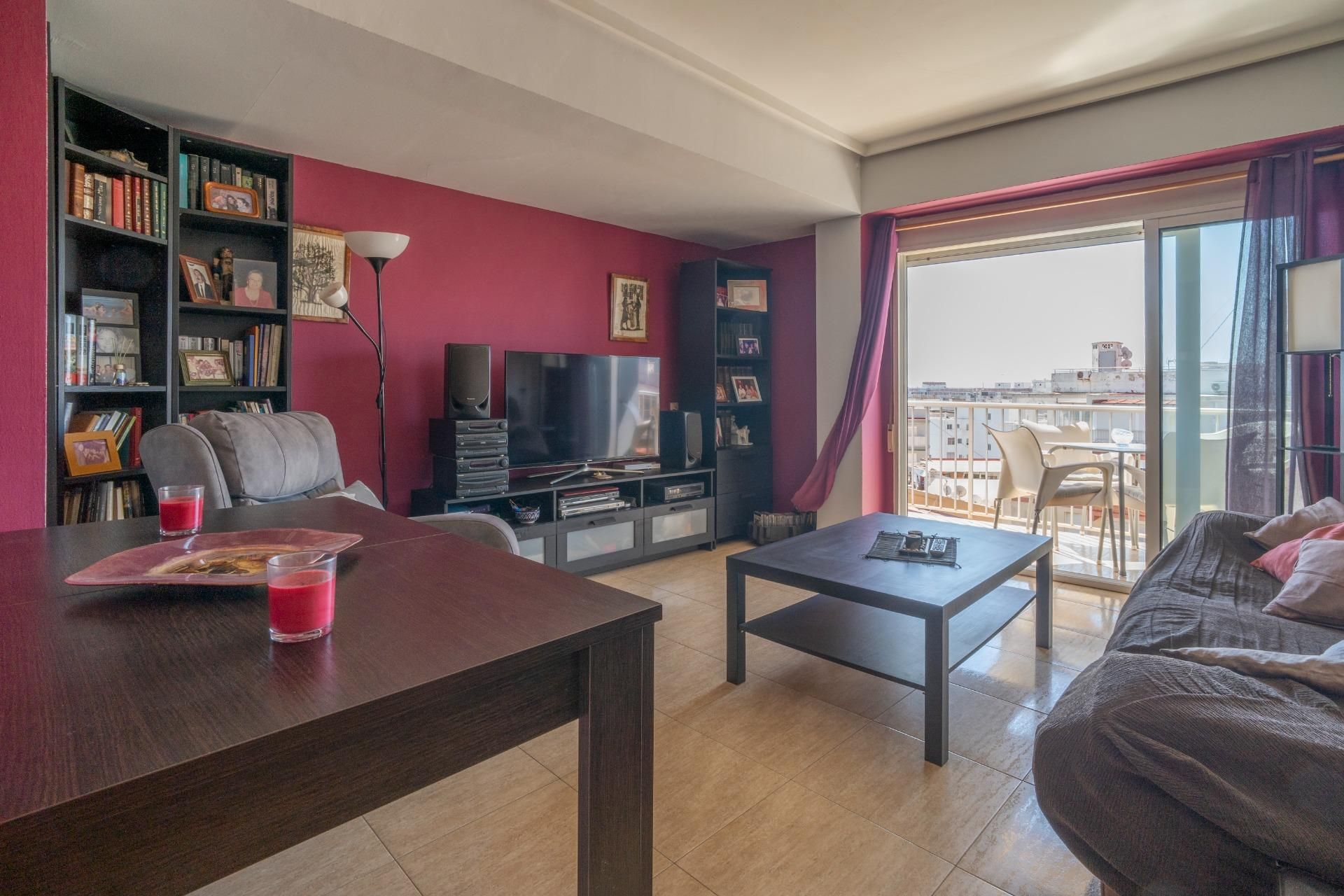 Living room of Flat for sale in Cullera  with Heating, Terrace and Balcony