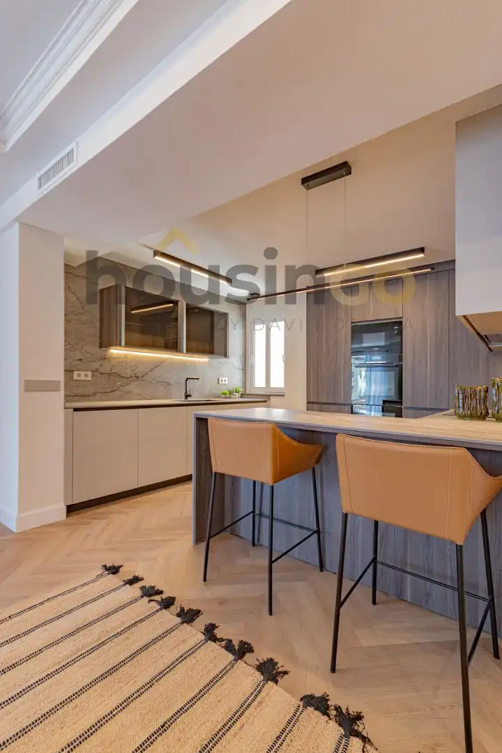 Cocina de Ático en venta en Barrio de Salamanca