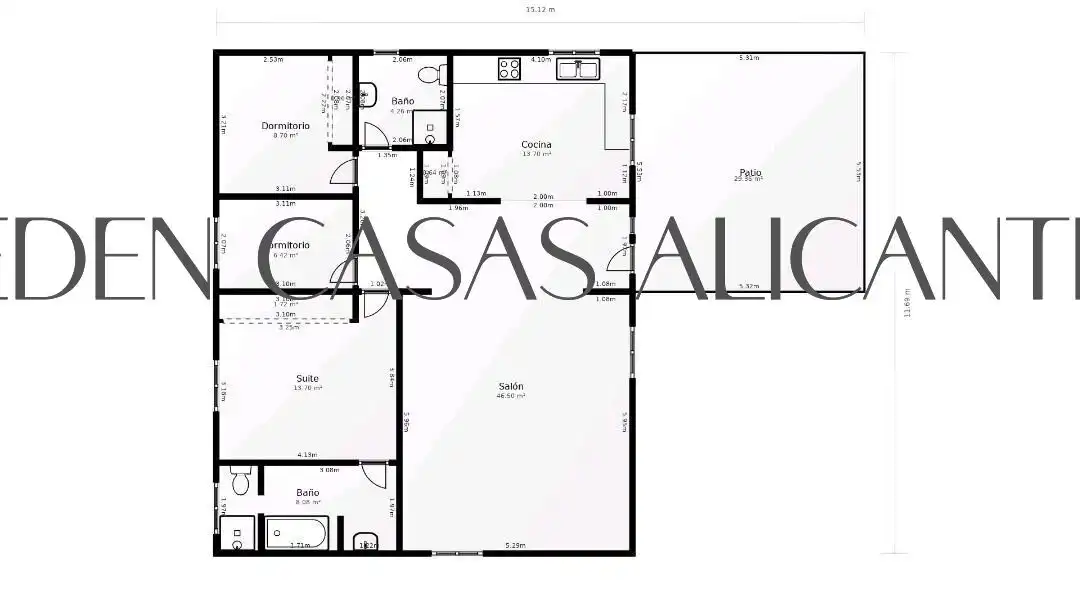 Detached house with pool for sale in Calle MIGJORN-UR LLANO PASTORES, imagen 54