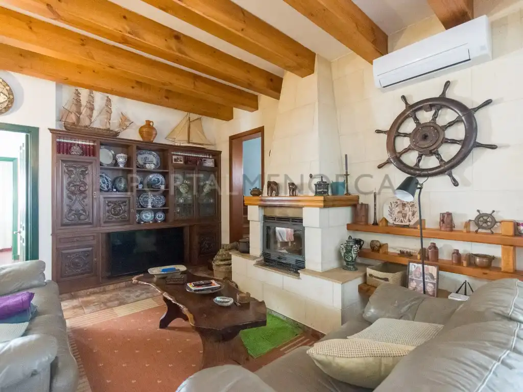 Living room of Houses for sale in Es Mercadal  with Air Conditioner and Terrace