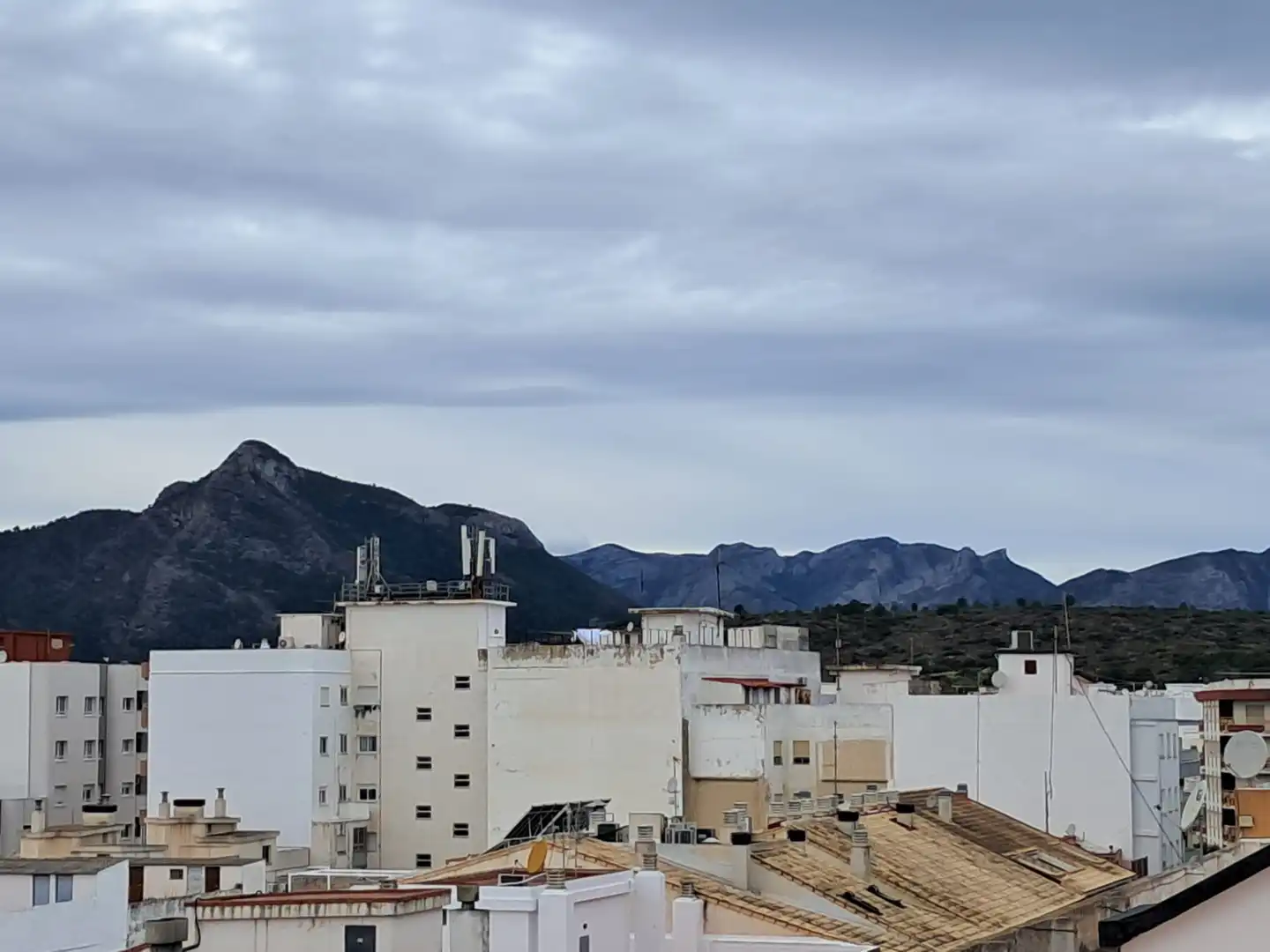Exterior view of Attic for sale in Gandia  with Air Conditioner, Parquet flooring and Terrace