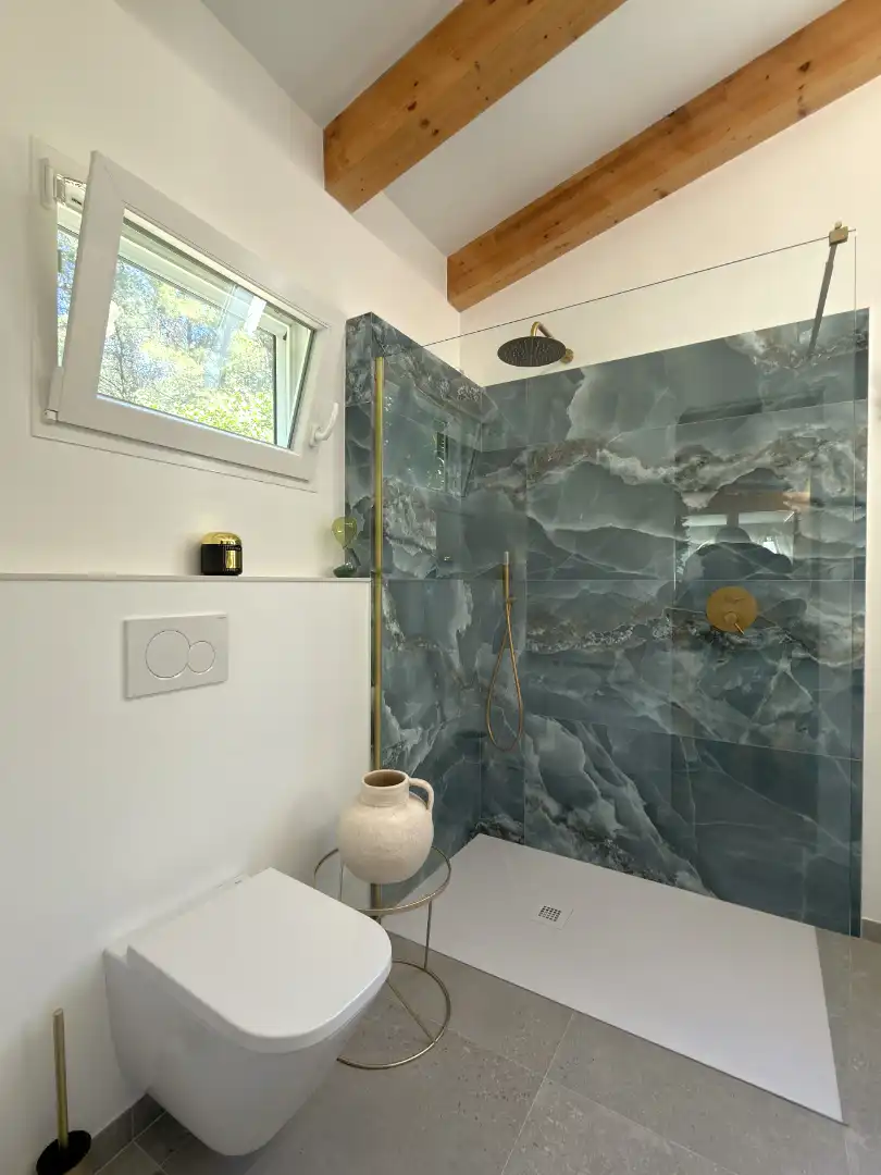 Bany de Casa o xalet en venda en Náquera amb Aire condicionat, Jardí privat i Terrassa