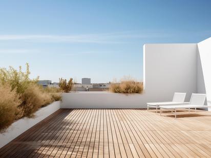 Terrace of Flat for sale in Torres de la Alameda  with Heating, Private garden and Terrace