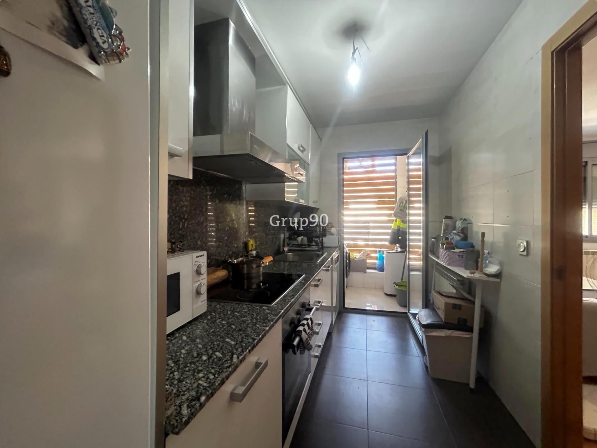 Kitchen of Flat for sale in  Lleida Capital  with Heating and Parquet flooring