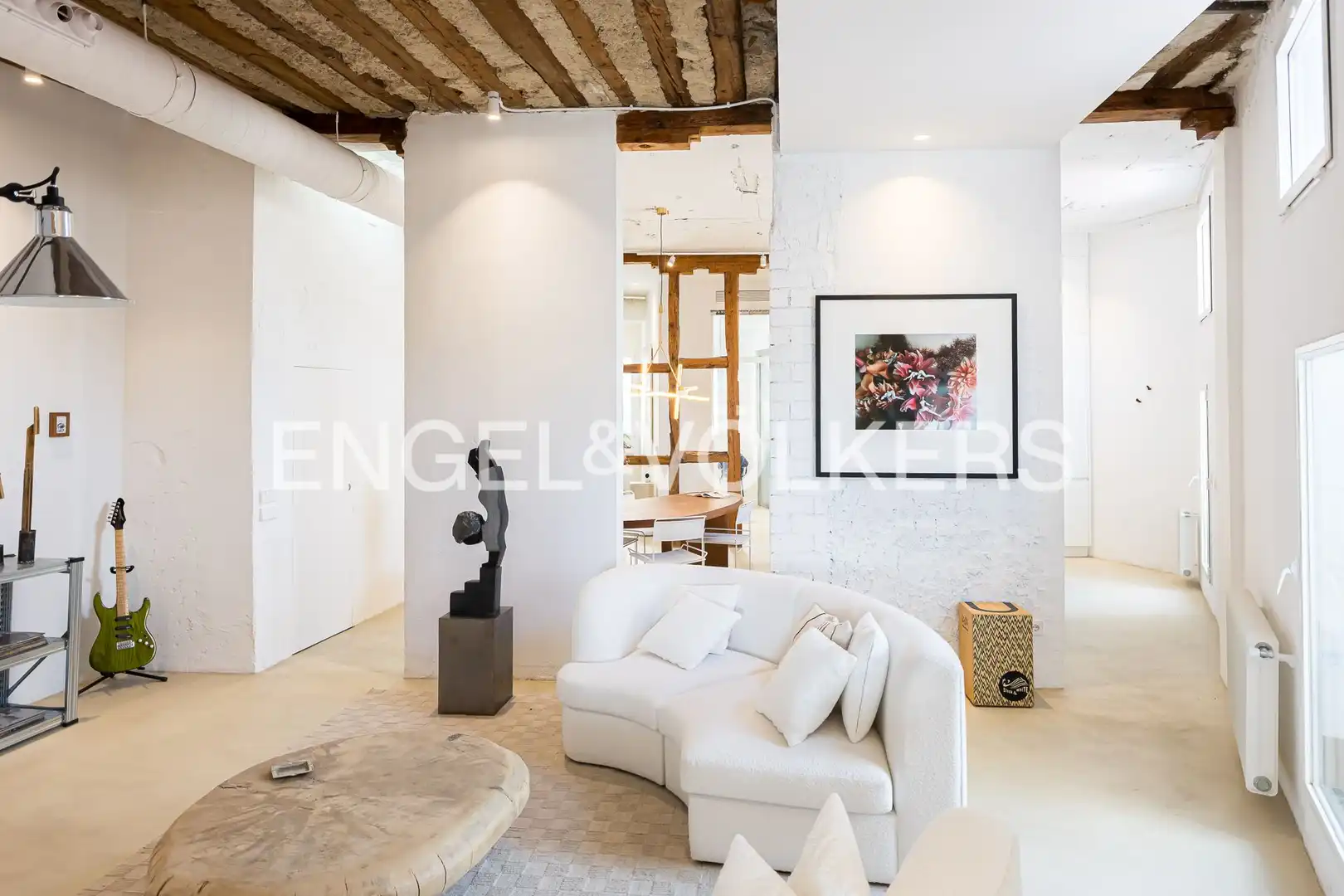 Sala d'estar de Àtic en venda en Madrid amb Aire condicionat, Calefacció i Terrassa