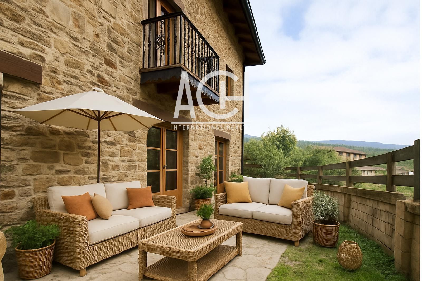 Terrace of House or chalet for sale in Amurrio  with Heating, Parquet flooring and Terrace