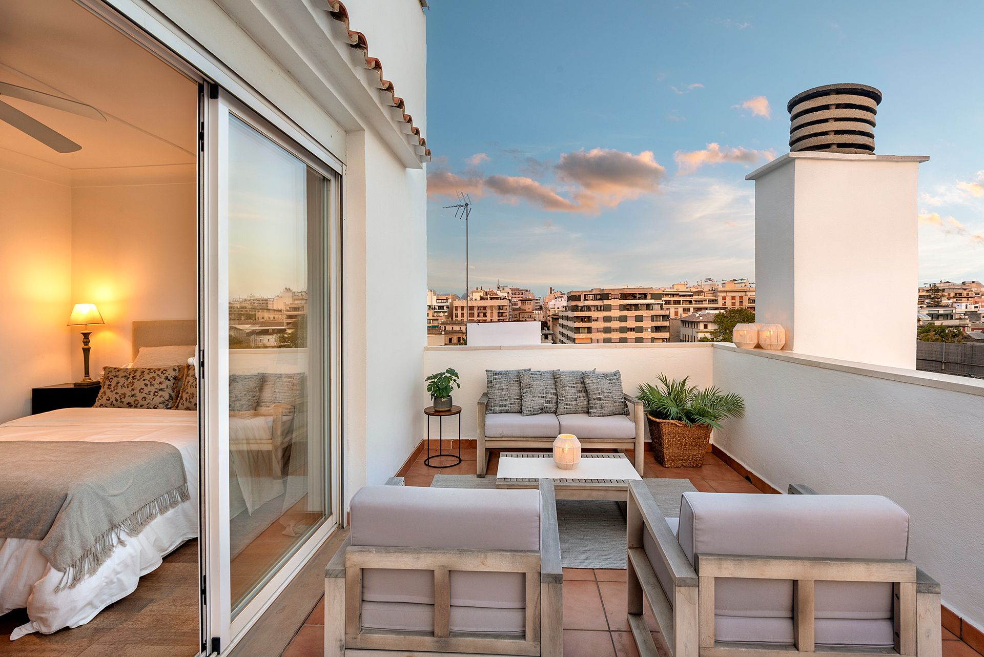Terrace of Attic for sale in  Palma de Mallorca  with Air Conditioner, Heating and Terrace