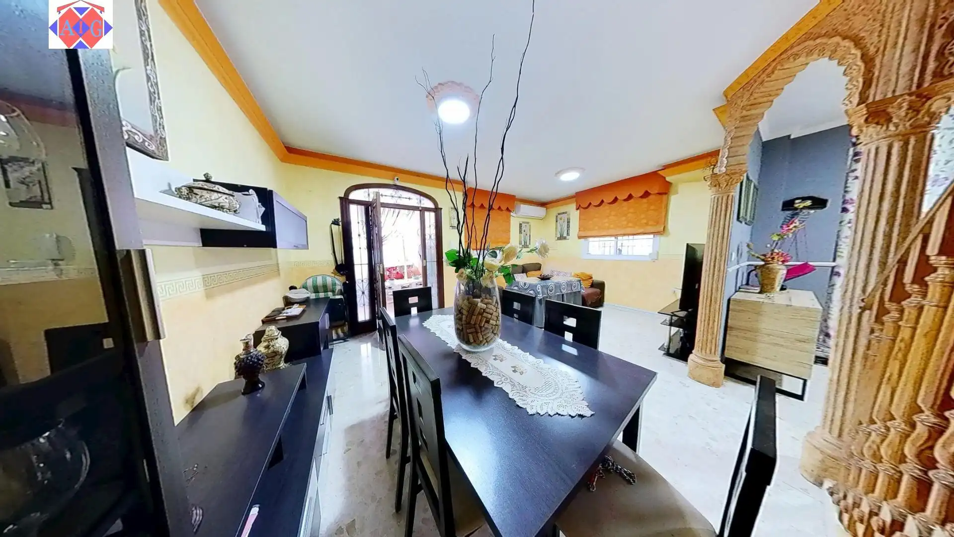 Dining room of Detached homes for sale in Gualchos  with Terrace, Storage room and Furnished