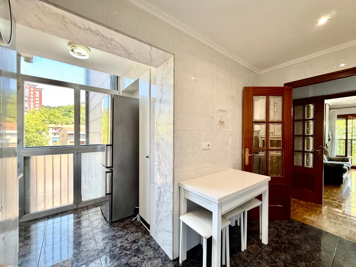 Küche von Wohnung zum Verkauf in Donostia - San Sebastián  mit Heizung, Terrasse und Möbliert