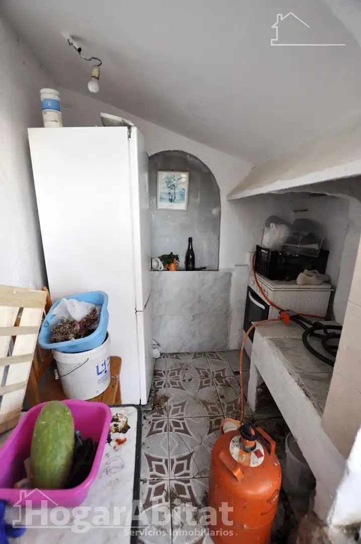 Cocina de Casa o chalet en venta en Sagunto / Sagunt con Calefacción, Jardín privado y Terraza