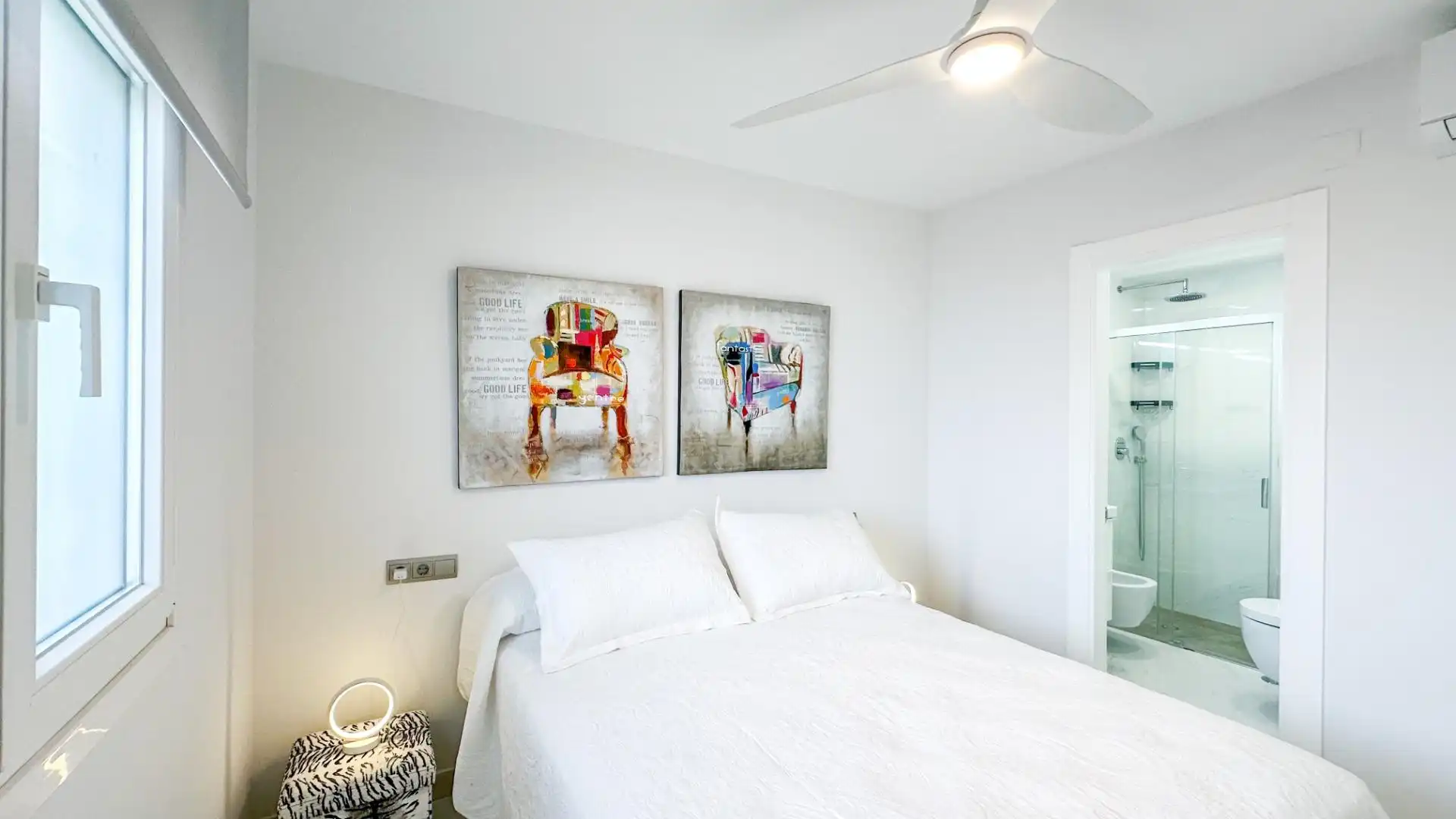Habitación de Piso de alquiler en Málaga con Aire acondicionado, Jardín privado y Terraza