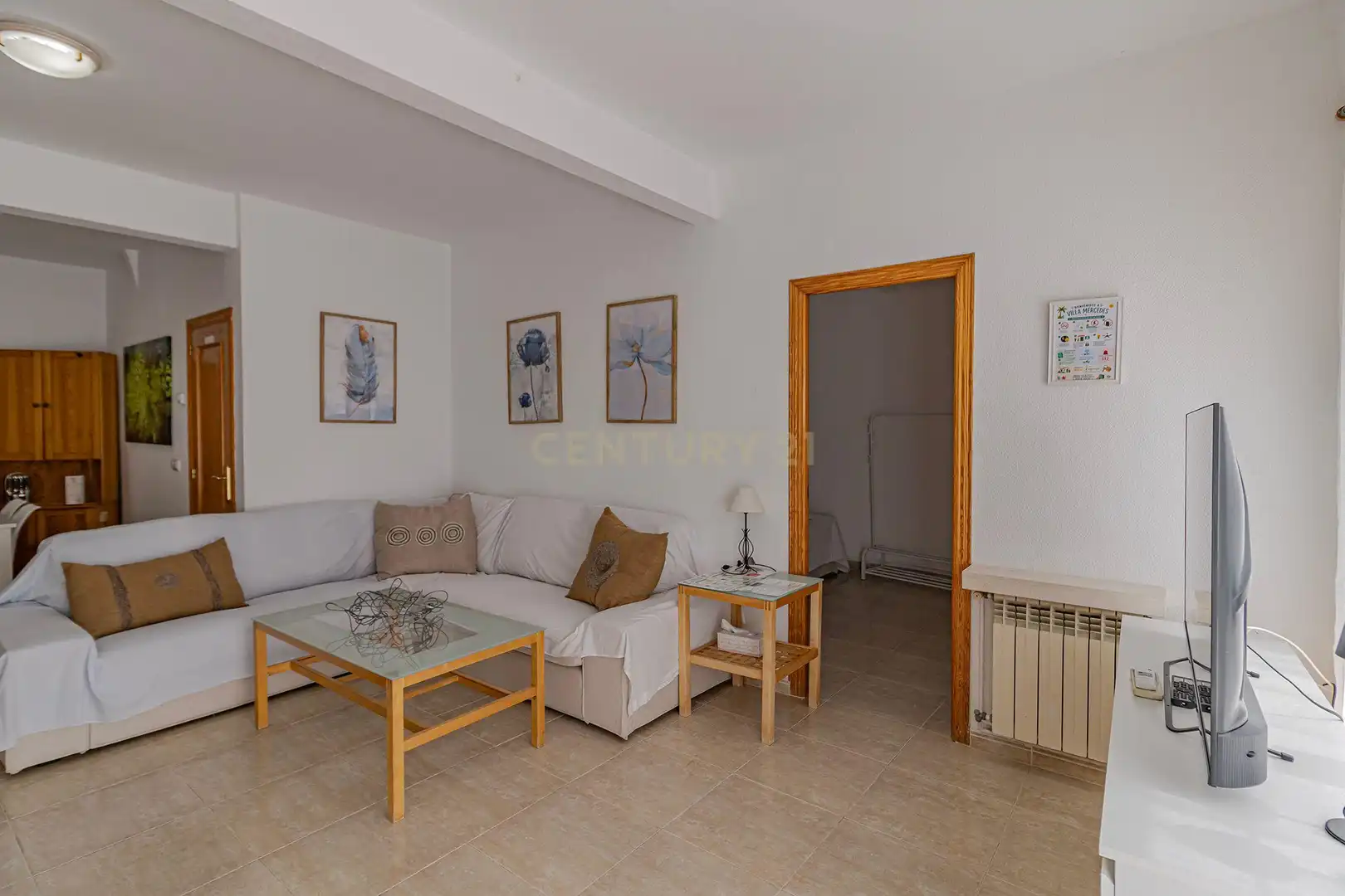 Living room of Houses for rent in Calpe / Calp  with Air Conditioner, Private garden and Swimming Pool