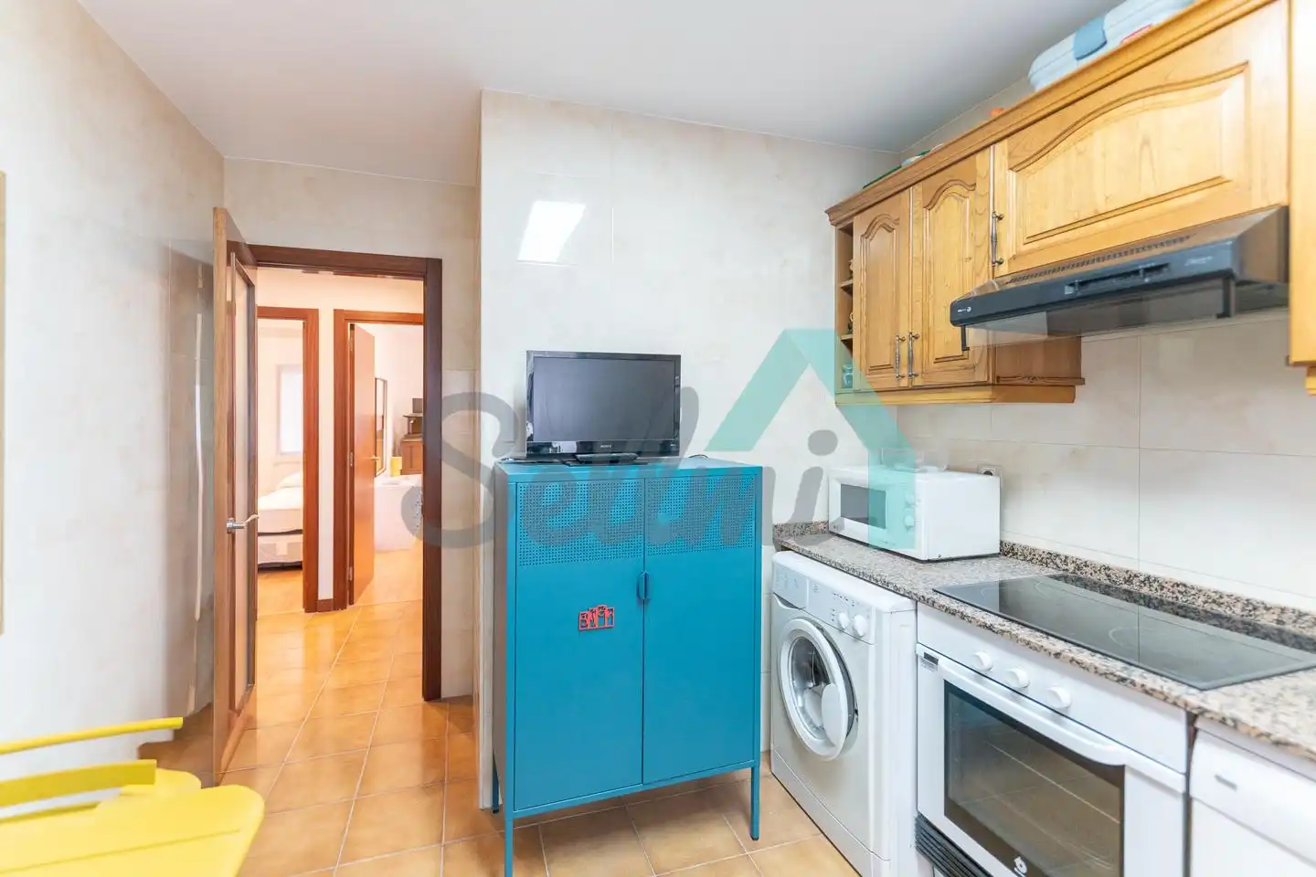 Cocina de Piso de alquiler en Gijón  con Calefacción y Amueblado